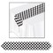 Beistle 11in. x 6Feet Printed Checkered Table Runner - 12 Pack